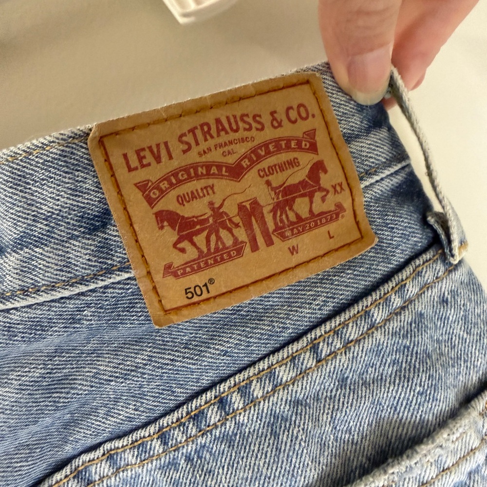 Denim Blue Women's Shorts 26 - Picture 5 of 8